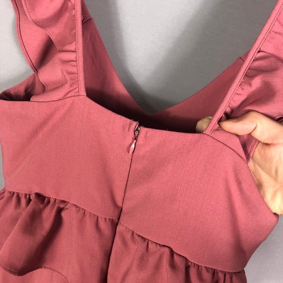 Gianni Bini Womens Deco Rose Peplum Jumpsuit Size Small - Picture 10 of 11